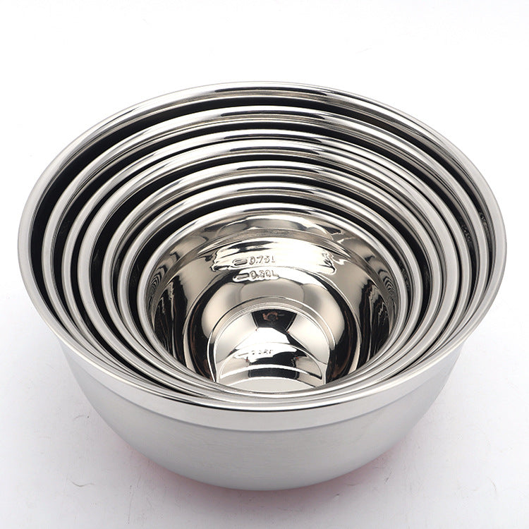 Enhance Your Dining Experience with Our Multifunctional Stainless Steel Salad Bowl