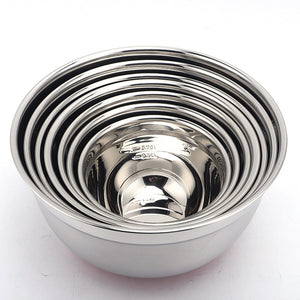 Enhance Your Dining Experience with Our Multifunctional Stainless Steel Salad Bowl