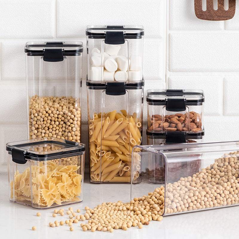 The Perfect Solution for Your Kitchen: Transparent Grain Box with Lid