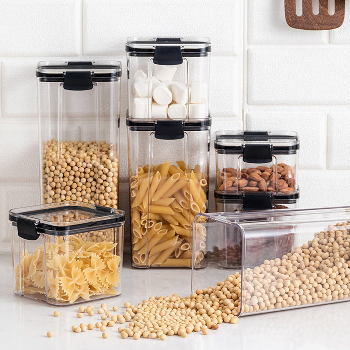 The Perfect Solution for Your Kitchen: Transparent Grain Box with Lid