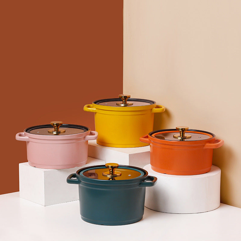 Discover the Nordic Ceramic Large-capacity Stock Pot
