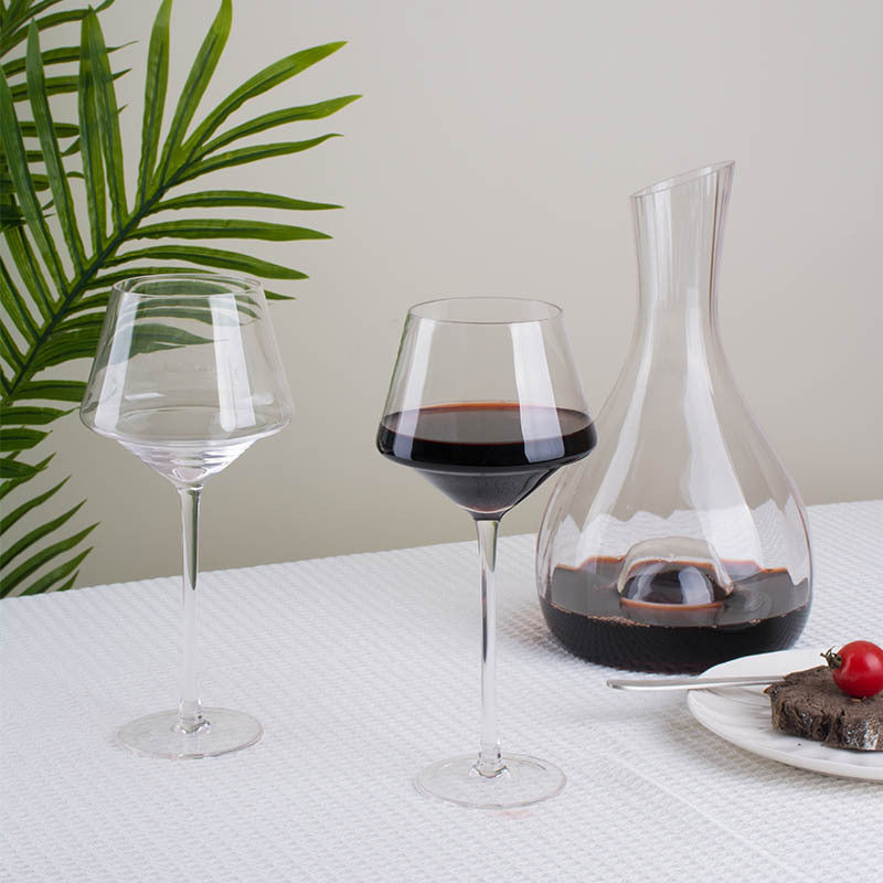 Elevate Your Wine Experience with Our Crystal Creative Golden Trim Wine Glass