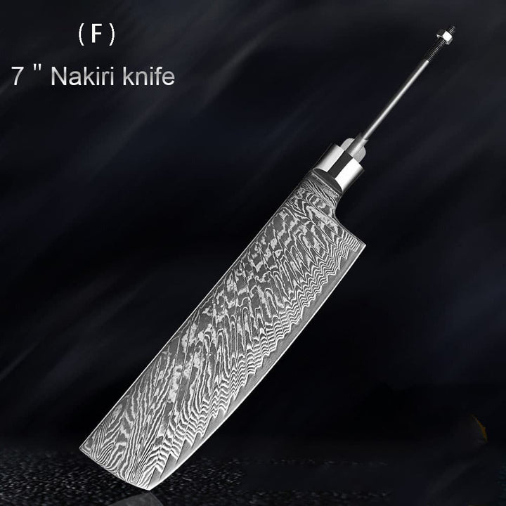 Unlock Culinary Mastery with the Damascus Embryo High Hardness Kitchen Knives