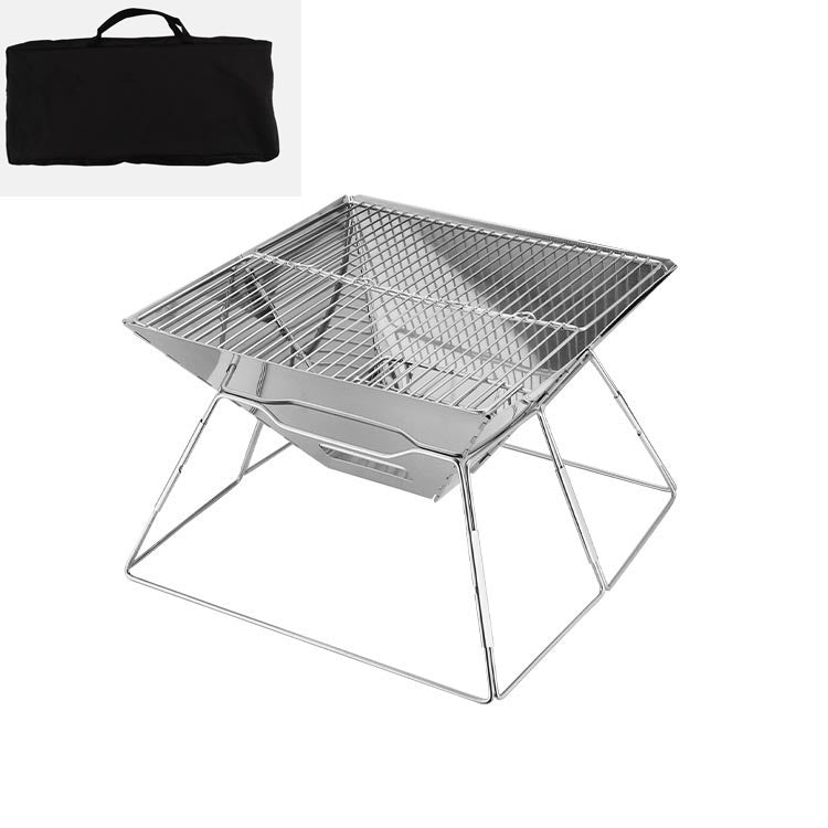 The Ultimate Stainless Steel Folding Portable Barbecue Grill