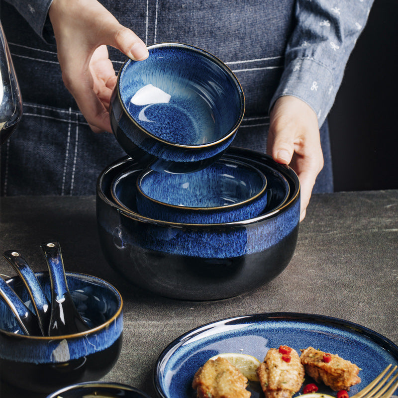 Elevate Your Dining Experience with Our Household Kiln Cooking Bowl Dish & Plate