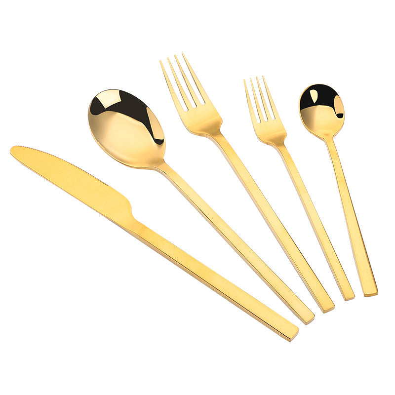 Elevate Your Dining Experience with Our Stainless Steel Matte Cutlery Set