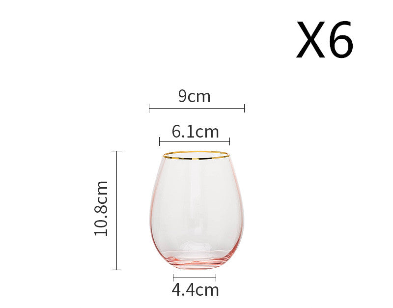 Crystal Champagne Glass Household Set