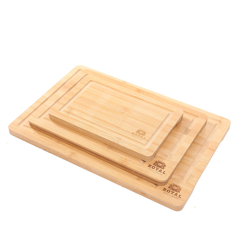 Bamboo Cutting Board With Juice Trough