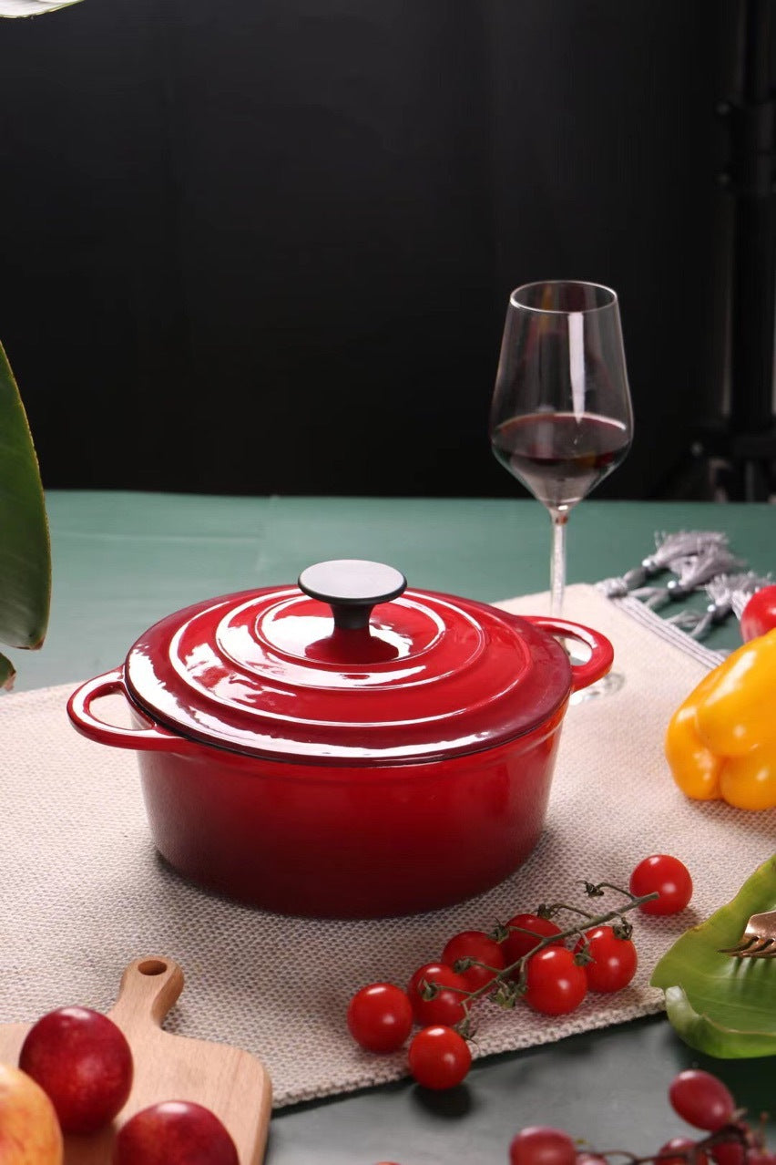 Enamel cast iron pot stock