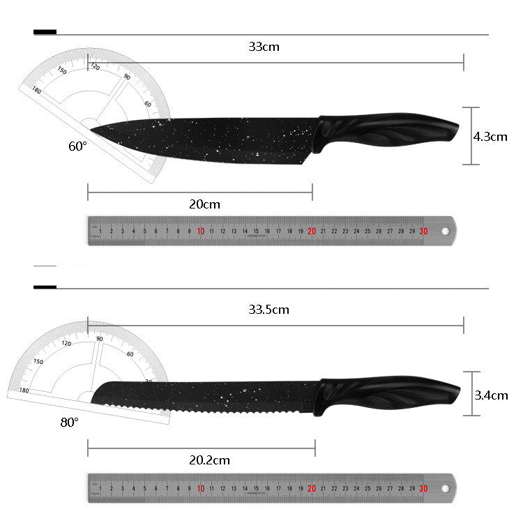 Full Set Of Kitchen 17 Stainless Steel Knives
