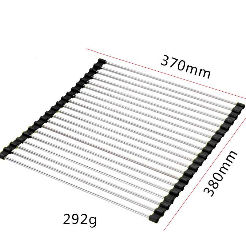 Foldable Stainless Steel Sink Dish Rack