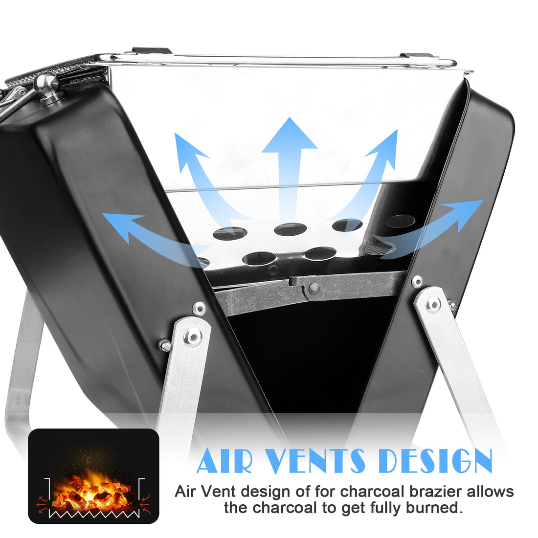 Outdoor Folding Portable Small Grill