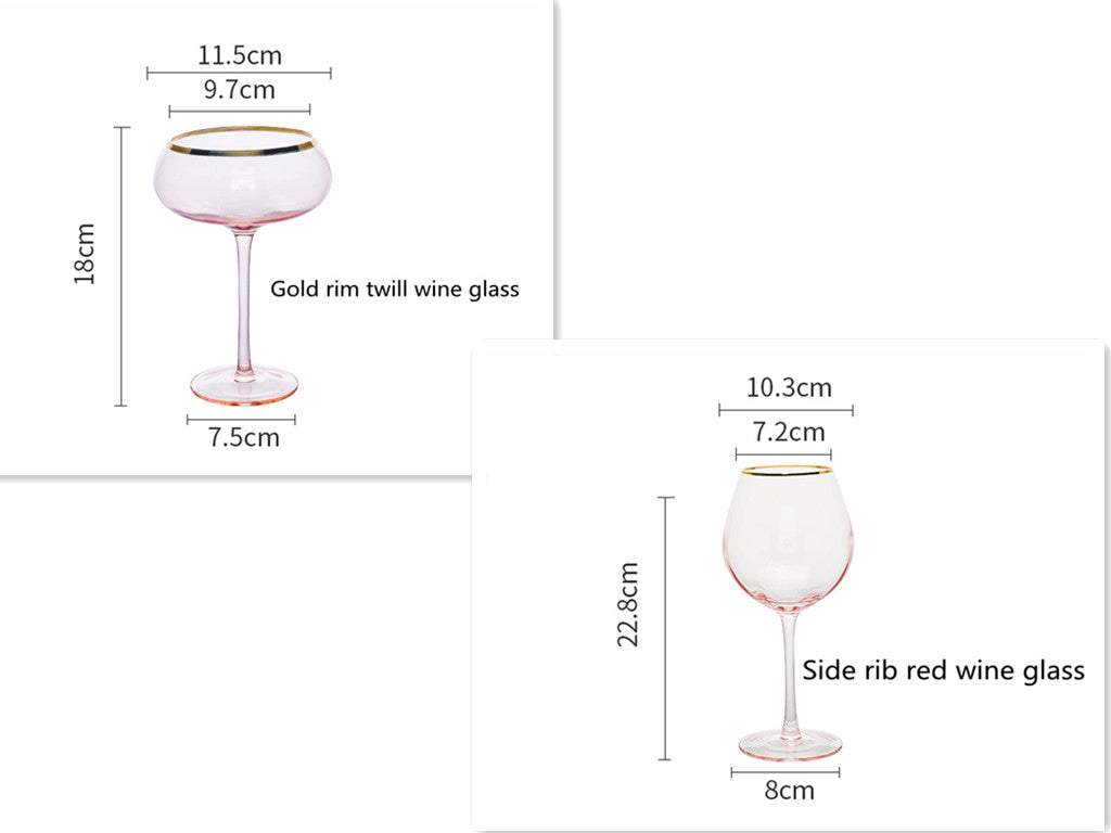 Crystal Champagne Glass Household Set
