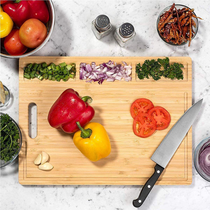Kitchen Bamboo Rectangular Cutting Board