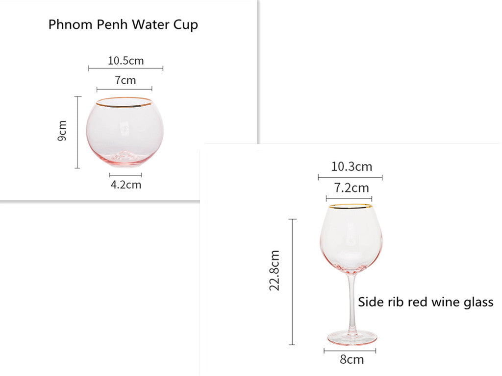 Crystal Champagne Glass Household Set