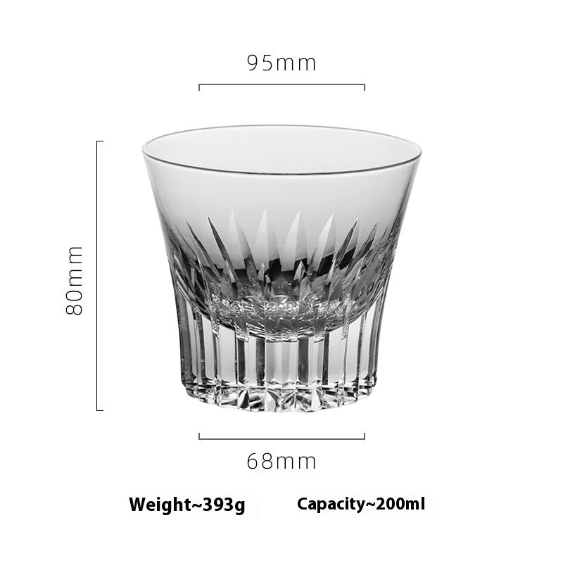 Household Whiskey Crystal Glass