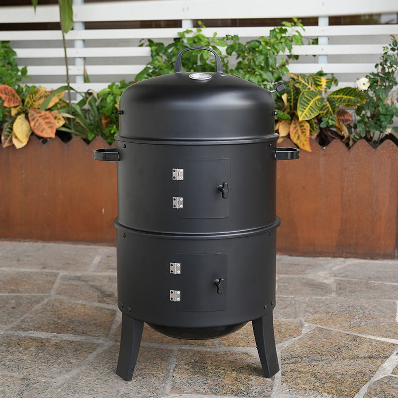 3-in-1 Oven Outdoor Smoked Barbecue Grill
