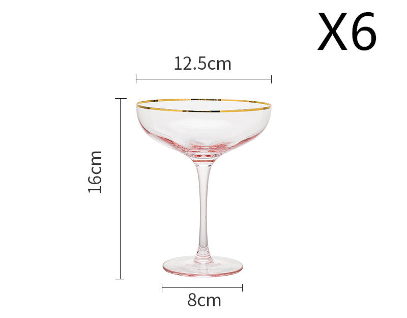 Crystal Champagne Glass Household Set