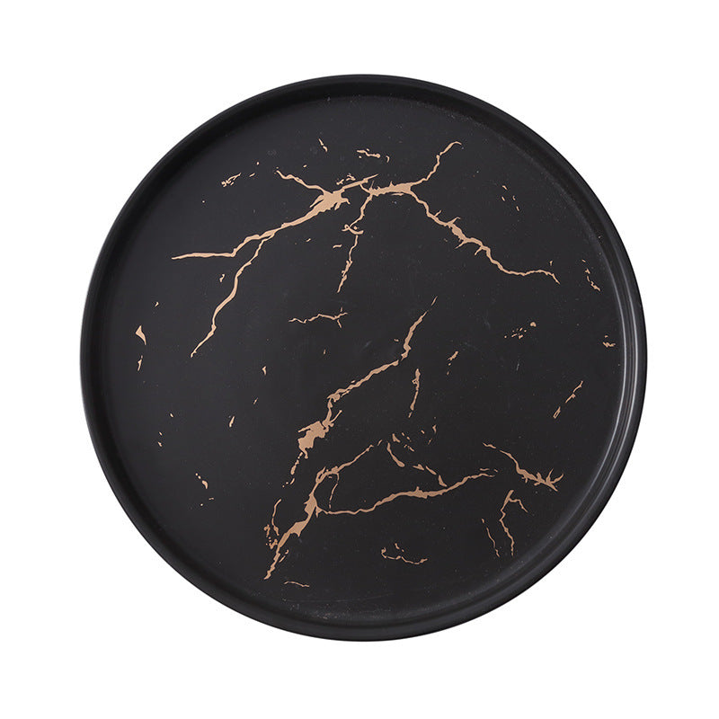 Nordic Marble Ceramic Plate