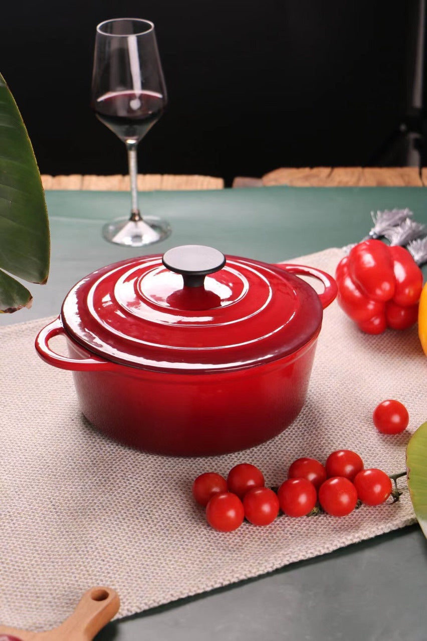 Enamel cast iron pot stock