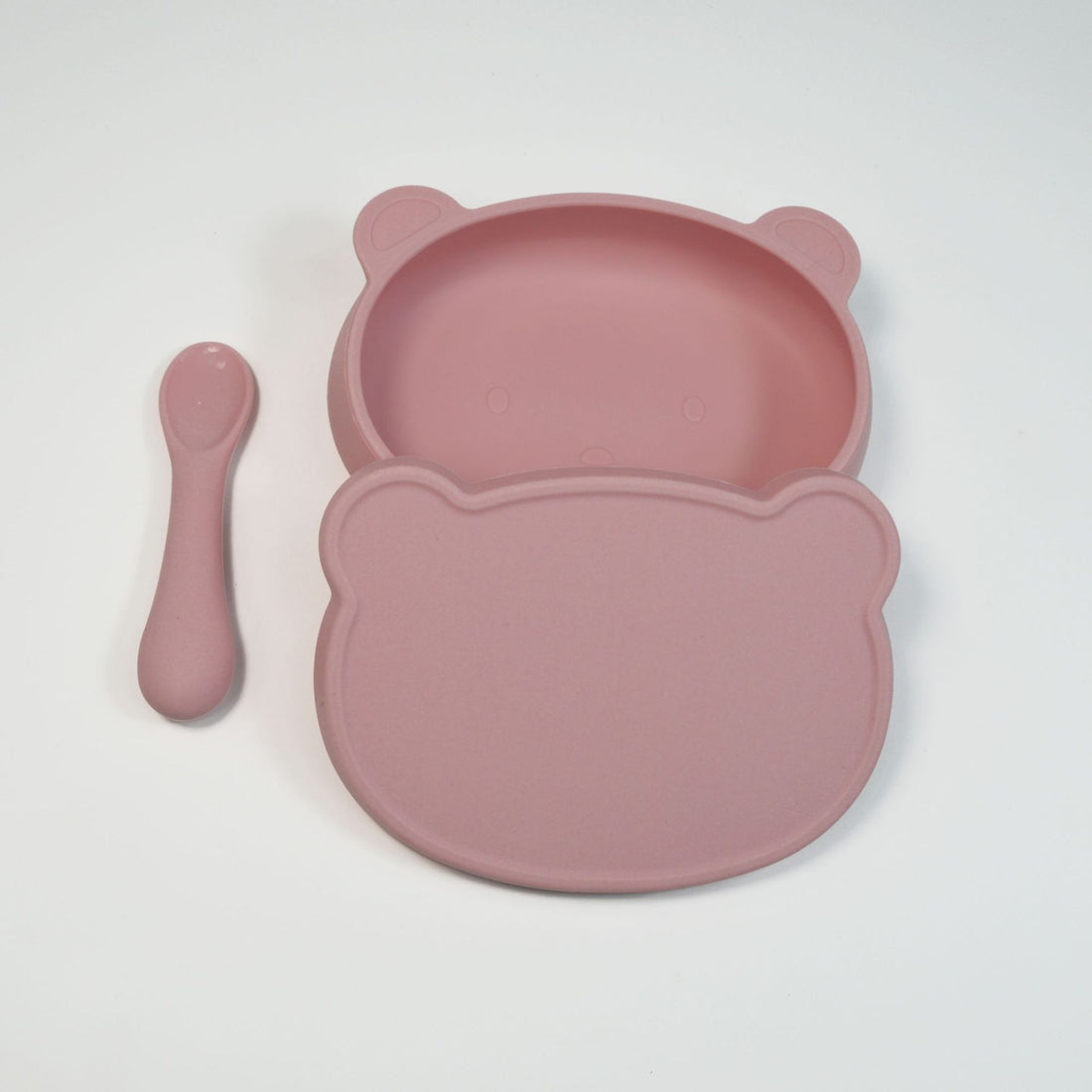 Baby Silicone Cartoon Bear Can Be Boiled Sterilized Anti-fall Cute Tableware
