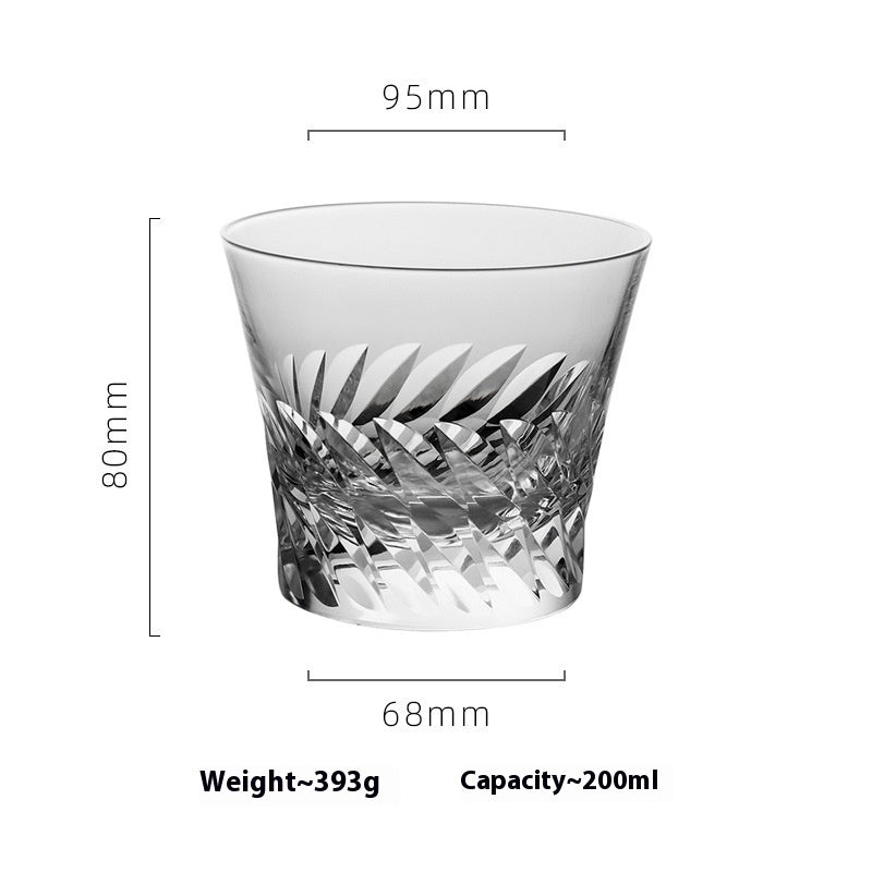 Household Whiskey Crystal Glass