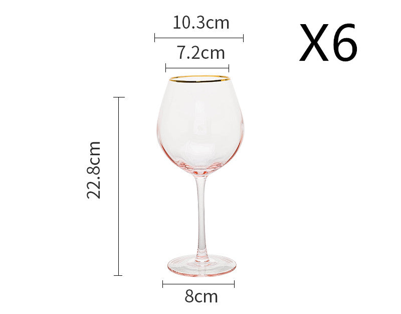 Crystal Champagne Glass Household Set