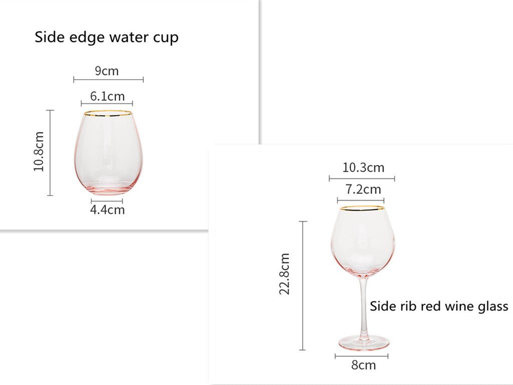 Crystal Champagne Glass Household Set