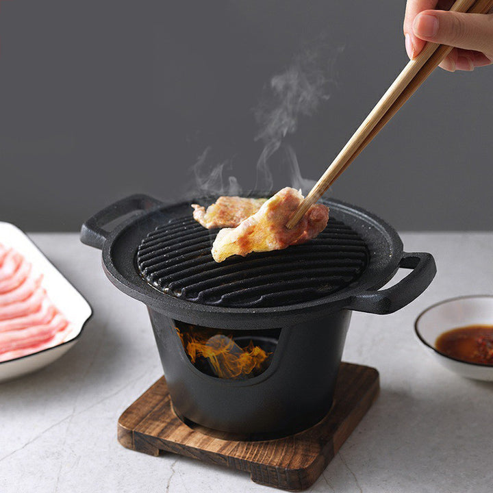 Mini BBQ Alcohol Stove Grill