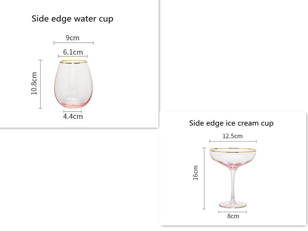 Crystal Champagne Glass Household Set