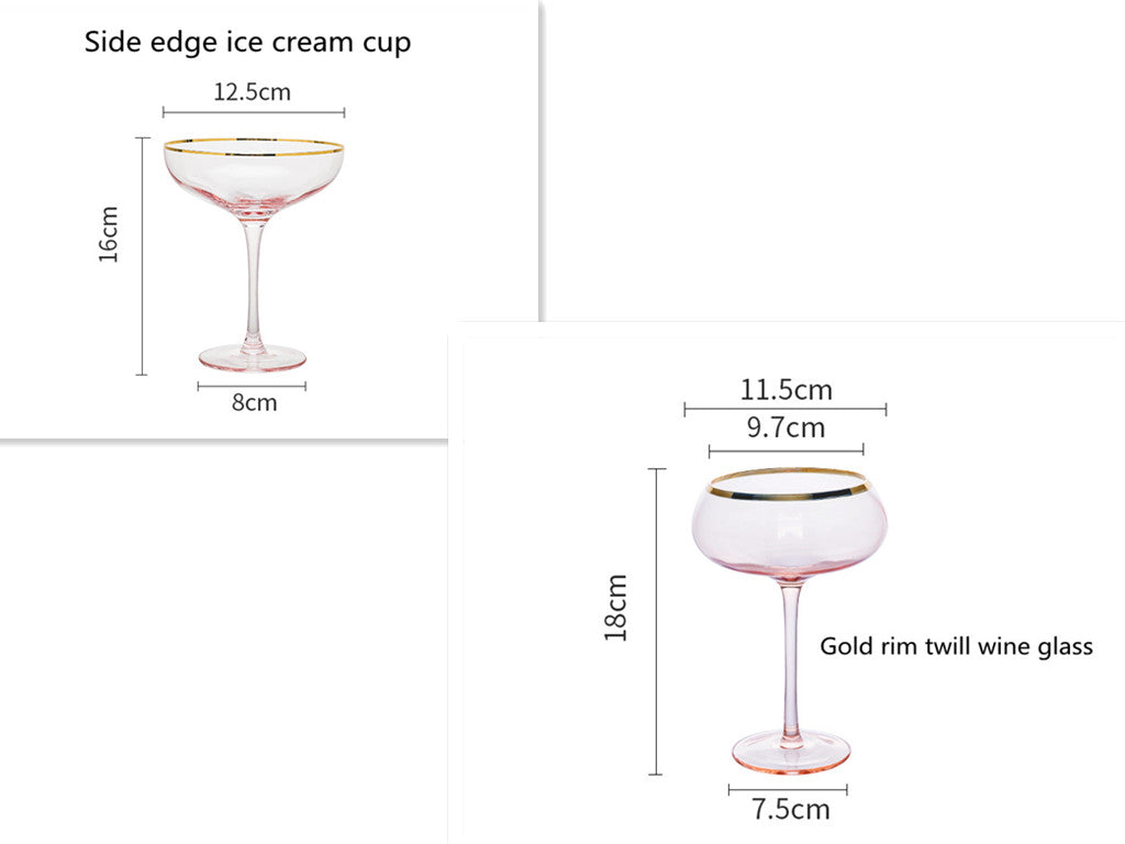Crystal Champagne Glass Household Set