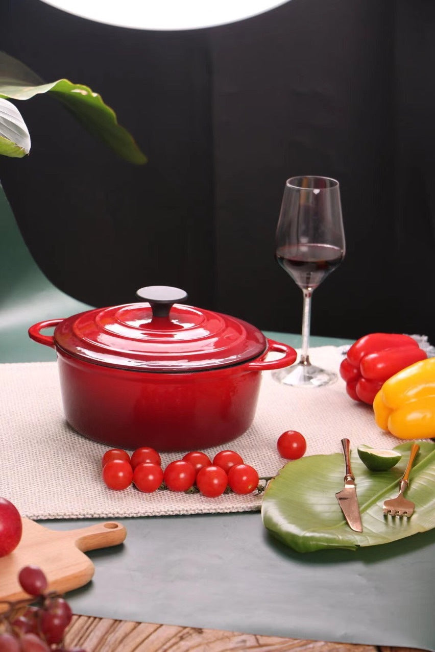 Enamel cast iron pot stock