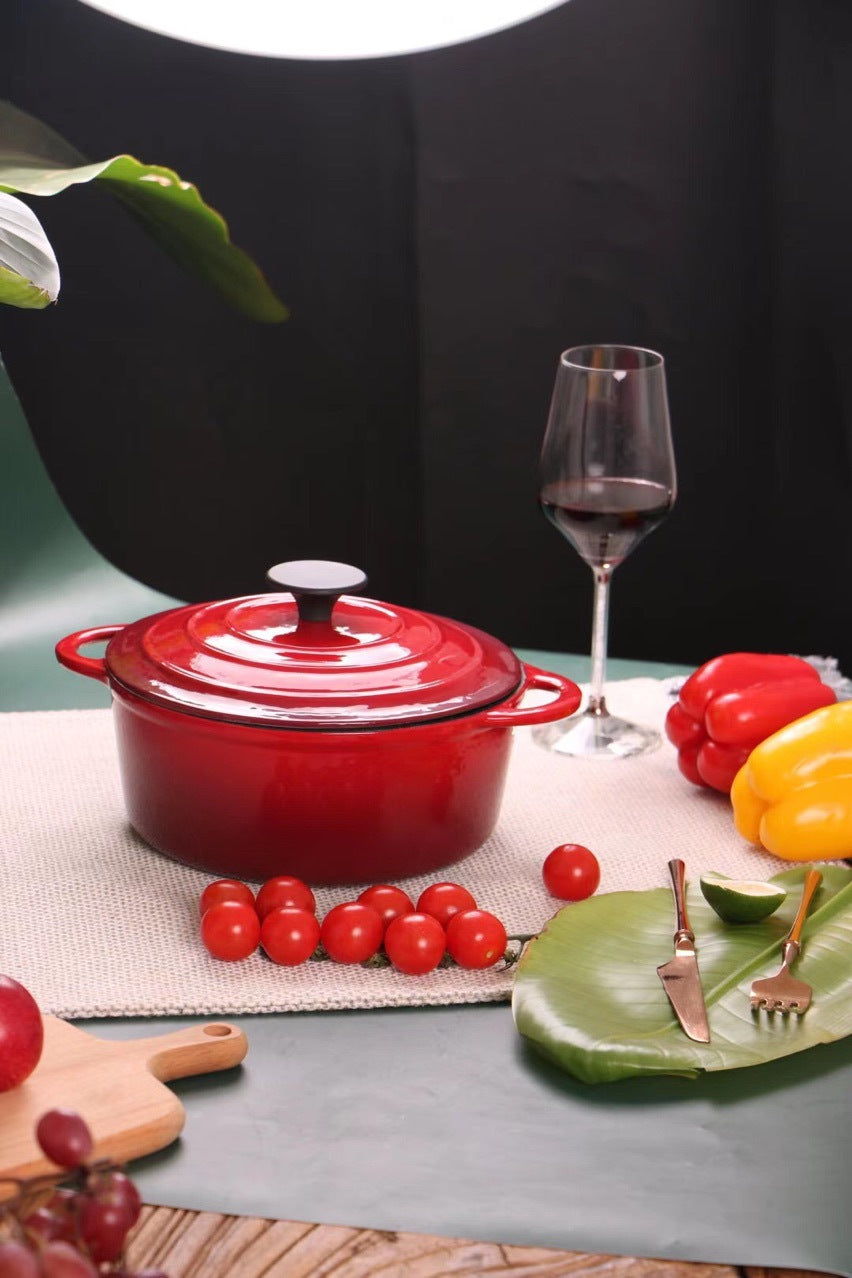 Enamel cast iron pot stock