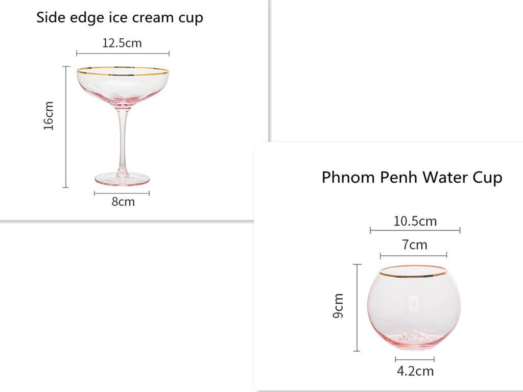 Crystal Champagne Glass Household Set