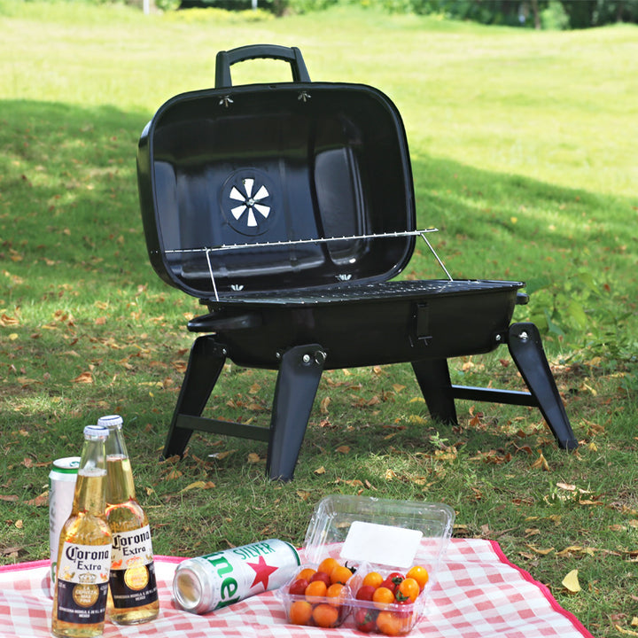 Portable Foldable Small Hamburger Barbecue Grill