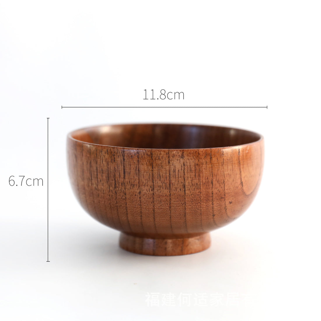 Japanese Style Wooden Bowl – Rice, Soup & Salad