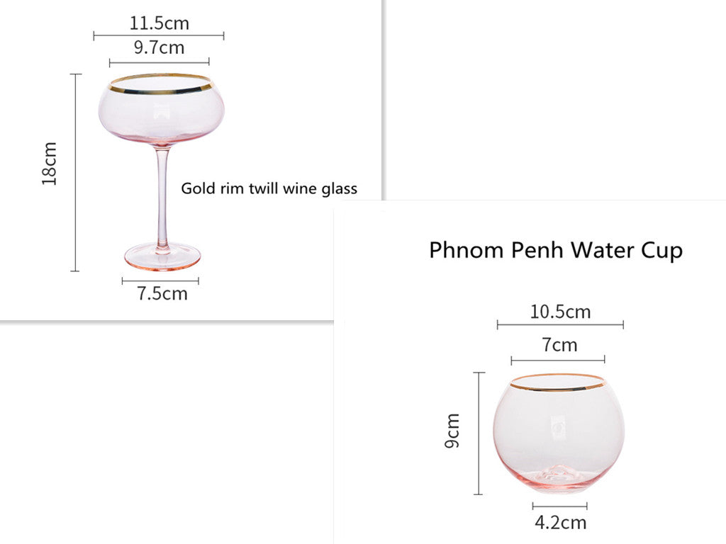 Crystal Champagne Glass Household Set